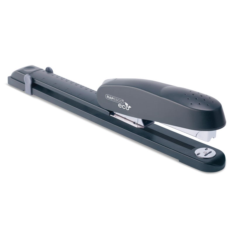 Rapesco 1281 ECO Long Reach Stapler with 10.000 Staples, Type 26 Standard 5/16", 50 Sheet Capacity, Front Loading, Full Strip, Uses Type 26 Standard and Type 24 High-Capacity Staples, Charcoal - Image 5